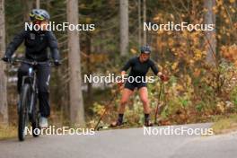 13.10.2024, Ramsau am Dachstein, Austria (AUT): Lea Meier (SUI) - Biathlon summer training, Ramsau am Dachstein (AUT). www.nordicfocus.com. © Manzoni/NordicFocus. Every downloaded picture is fee-liable.