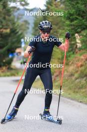 11.10.2024, Ramsau am Dachstein, Austria (AUT): Julia Simon (FRA) - Biathlon summer training, Dachsteinglacier, Ramsau am Dachstein (AUT). www.nordicfocus.com. © Manzoni/NordicFocus. Every downloaded picture is fee-liable.