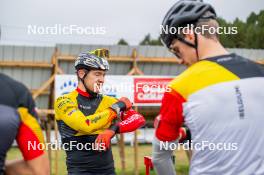 20.09.2024, Font-Romeu, France (FRA): Florent Claude (BEL) - Biathlon summer training, Font-Romeu (FRA). www.nordicfocus.com. © Authamayou/NordicFocus. Every downloaded picture is fee-liable.