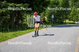 17.07.2024, Martell, Italy (ITA): Lisa Vittozzi (ITA) - Biathlon summer training, Martell (ITA). www.nordicfocus.com. © Barbieri/NordicFocus. Every downloaded picture is fee-liable.