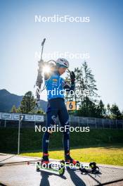 29.09.2024, Lavaze, Italy (ITA): Michela Carrara (ITA) - Biathlon summer training, Lavaze (ITA). www.nordicfocus.com. © Barbieri/NordicFocus. Every downloaded picture is fee-liable.