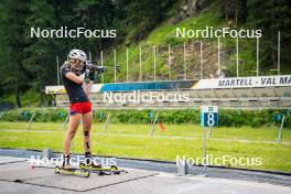 17.07.2024, Martell, Italy (ITA): Michela Carrara (ITA) - Biathlon summer training, Martell (ITA). www.nordicfocus.com. © Barbieri/NordicFocus. Every downloaded picture is fee-liable.