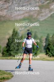 28.08.2024, Bessans, France (FRA): Gilonne Guigonnat (FRA) - Biathlon summer training, Bessans (FRA). www.nordicfocus.com. © Authamayou/NordicFocus. Every downloaded picture is fee-liable.