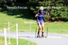 15.07.2024, Lenzerheide, Switzerland (SUI): Vincent Bonacci (USA) - Biathlon summer training, Lenzerheide (SUI). www.nordicfocus.com. © Manzoni/NordicFocus. Every downloaded picture is fee-liable.