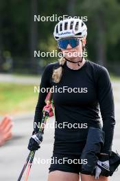 10.09.2024, Lenzerheide, Switzerland (SUI): Amy Baserga (SUI) - Biathlon summer training, Lenzerheide (SUI). www.nordicfocus.com. © Manzoni/NordicFocus. Every downloaded picture is fee-liable.