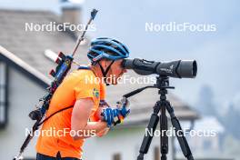 06.06.2024, Lavaze, Italy (ITA): Viktor Brandt (SWE) - Biathlon summer training, Lavaze (ITA). www.nordicfocus.com. © Barbieri/NordicFocus. Every downloaded picture is fee-liable.