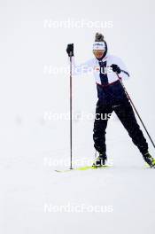 11.10.2024, Ramsau am Dachstein, Austria (AUT): Lou Jeanmonnot (FRA) - Biathlon summer training, Dachsteinglacier, Ramsau am Dachstein (AUT). www.nordicfocus.com. © Manzoni/NordicFocus. Every downloaded picture is fee-liable.