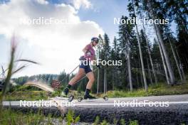 06.08.2024, Lavaze, Italy (ITA): Anna Gandler (AUT) - Biathlon summer training, Lavaze (ITA). www.nordicfocus.com. © Barbieri/NordicFocus. Every downloaded picture is fee-liable.