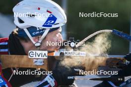 22.10.2024, Lavaze, Italy (ITA): Sturla Holm Laegreid (NOR) - Biathlon summer training, Lavaze (ITA). www.nordicfocus.com. © Vanzetta/NordicFocus. Every downloaded picture is fee-liable.