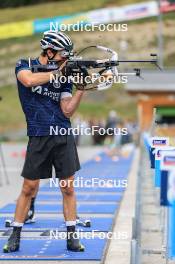 05.09.2024, Lenzerheide, Switzerland (SUI): Niklas Hartweg (SUI) - Biathlon summer training, Lenzerheide (SUI). www.nordicfocus.com. © Manzoni/NordicFocus. Every downloaded picture is fee-liable.