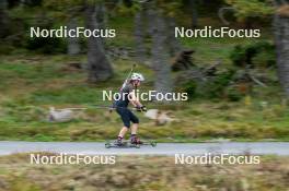 20.09.2024, Font-Romeu, France (FRA): Eve Bouvard (BEL) - Biathlon summer training, Font-Romeu (FRA). www.nordicfocus.com. © Authamayou/NordicFocus. Every downloaded picture is fee-liable.