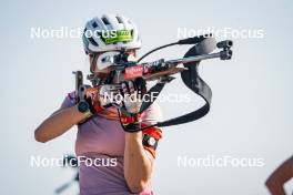 31.07.2024, Lavaze, Italy (ITA): Tamara Steiner (AUT) - Biathlon summer training, Lavaze (ITA). www.nordicfocus.com. © Barbieri/NordicFocus. Every downloaded picture is fee-liable.