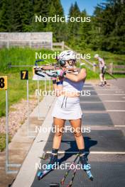 27.06.2024, Lavaze, Italy (ITA): Ingrid Landmark Tandrevold (NOR) - Biathlon summer training, Lavaze (ITA). www.nordicfocus.com. © Barbieri/NordicFocus. Every downloaded picture is fee-liable.