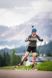 15.06.2024, Lavaze, Italy (ITA): Ella Hallvarsson (SWE) - Biathlon summer training, Lavaze (ITA). www.nordicfocus.com. © Barbieri/NordicFocus. Every downloaded picture is fee-liable.