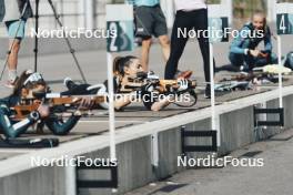 19.05.2024, Forni Avoltri, Italy (ITA): Lisa Vittozzi (ITA) - Biathlon summer training, Forni Avoltri (ITA). www.nordicfocus.com. © Del Fabbro/NordicFocus. Every downloaded picture is fee-liable.