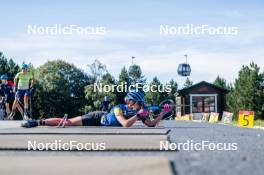 05.09.2024, Font-Romeu, France (FRA): Elvira Oeberg (SWE) - Biathlon summer training, Font-Romeu (FRA). www.nordicfocus.com. © Authamayou/NordicFocus. Every downloaded picture is fee-liable.