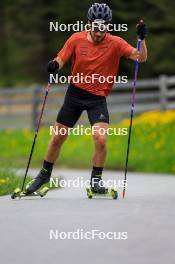 20.05.2024, Lenzerheide, Switzerland (SUI): Joscha Burkhalter (SUI) - Biathlon summer training, Lenzerheide (SUI). www.nordicfocus.com. © Manzoni/NordicFocus. Every downloaded picture is fee-liable.