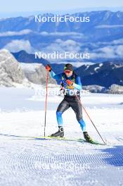 12.10.2024, Ramsau am Dachstein, Austria (AUT): Dmytro Pidruchnyi (UKR) - Biathlon summer training, Dachsteinglacier, Ramsau am Dachstein (AUT). www.nordicfocus.com. © Manzoni/NordicFocus. Every downloaded picture is fee-liable.