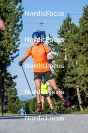 02.09.2024, Font-Romeu, France (FRA): Anton Ivarsson (SWE) - Biathlon summer training, Font-Romeu (FRA). www.nordicfocus.com. © Authamayou/NordicFocus. Every downloaded picture is fee-liable.