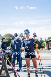 05.09.2024, Font-Romeu, France (FRA): Sara Andersson (SWE) - Biathlon summer training, Font-Romeu (FRA). www.nordicfocus.com. © Authamayou/NordicFocus. Every downloaded picture is fee-liable.