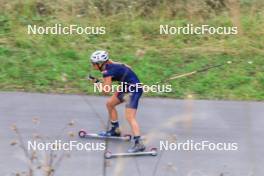 04.09.2024, Lenzerheide, Switzerland (SUI): Ingrid Landmark Tandrevold (NOR) - Biathlon summer training, Lenzerheide (SUI). www.nordicfocus.com. © Manzoni/NordicFocus. Every downloaded picture is fee-liable.