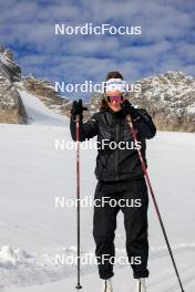 14.10.2024, Ramsau am Dachstein, Austria (AUT): Lou Jeanmonnot (FRA) - Biathlon summer training, Dachsteinglacier, Ramsau am Dachstein (AUT). www.nordicfocus.com. © Manzoni/NordicFocus. Every downloaded picture is fee-liable.