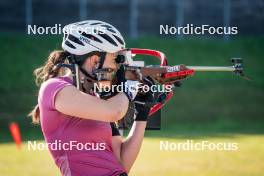 31.07.2024, Lavaze, Italy (ITA): Anna Andexer (AUT) - Biathlon summer training, Lavaze (ITA). www.nordicfocus.com. © Barbieri/NordicFocus. Every downloaded picture is fee-liable.