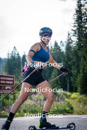 06.08.2024, Lavaze, Italy (ITA): Dunja Zdouc (AUT) - Biathlon summer training, Lavaze (ITA). www.nordicfocus.com. © Barbieri/NordicFocus. Every downloaded picture is fee-liable.