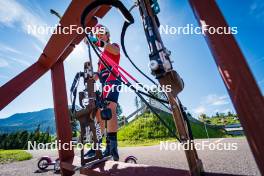 28.06.2024, Lavaze, Italy (ITA): Ingrid Landmark Tandrevold (NOR) - Biathlon summer training, Lavaze (ITA). www.nordicfocus.com. © Barbieri/NordicFocus. Every downloaded picture is fee-liable.