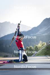 21.10.2024, Lavaze, Italy (ITA): Juni Arnekleiv (NOR) - Biathlon summer training, Lavaze (ITA). www.nordicfocus.com. © Vanzetta/NordicFocus. Every downloaded picture is fee-liable.