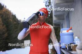 07.11.2024, Davos, Switzerland (SUI): Sebastian Stalder (SUI) - Biathlon training, snowfarming track, Davos (SUI). www.nordicfocus.com. © Manzoni/NordicFocus. Every downloaded picture is fee-liable.