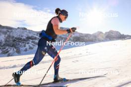 14.10.2024, Ramsau am Dachstein, Austria (AUT): Julia Simon (FRA) - Biathlon summer training, Dachsteinglacier, Ramsau am Dachstein (AUT). www.nordicfocus.com. © Manzoni/NordicFocus. Every downloaded picture is fee-liable.