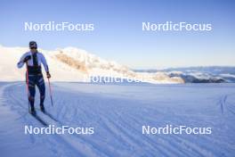 12.10.2024, Ramsau am Dachstein, Austria (AUT): Julia Simon (FRA) - Biathlon summer training, Dachsteinglacier, Ramsau am Dachstein (AUT). www.nordicfocus.com. © Manzoni/NordicFocus. Every downloaded picture is fee-liable.