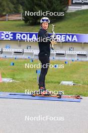 16.09.2024, Lenzerheide, Switzerland (SUI): Caroline Colombo (FRA) - Biathlon summer training, Lenzerheide (SUI). www.nordicfocus.com. © Manzoni/NordicFocus. Every downloaded picture is fee-liable.