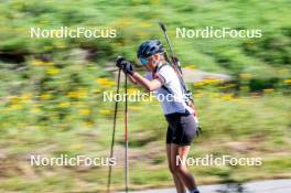 17.08.2024, Font-Romeu, France (FRA): Lou-Anne Dupont Ballet-Baz (FRA) - Biathlon summer training, Font-Romeu (FRA). www.nordicfocus.com. © Authamayou/NordicFocus. Every downloaded picture is fee-liable.