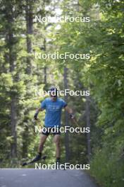 18.06.2024, Correncon-en-Vercors, France (FRA): Quentin Fillon Maillet (FRA) - Biathlon summer training, Correncon-en-Vercors (FRA). www.nordicfocus.com. © Joly/NordicFocus. Every downloaded picture is fee-liable.