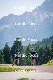 31.07.2024, Lavaze, Italy (ITA): Lea Rothschopf (AUT), Anna Gandler (AUT), (l-r)  - Biathlon summer training, Lavaze (ITA). www.nordicfocus.com. © Barbieri/NordicFocus. Every downloaded picture is fee-liable.