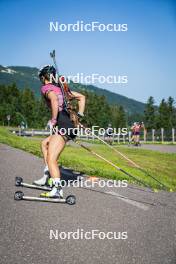 31.07.2024, Lavaze, Italy (ITA): Anna Andexer (AUT) - Biathlon summer training, Lavaze (ITA). www.nordicfocus.com. © Barbieri/NordicFocus. Every downloaded picture is fee-liable.