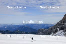 14.10.2024, Ramsau am Dachstein, Austria (AUT): Lou Jeanmonnot (FRA) - Biathlon summer training, Dachsteinglacier, Ramsau am Dachstein (AUT). www.nordicfocus.com. © Manzoni/NordicFocus. Every downloaded picture is fee-liable.