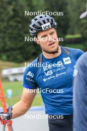 04.09.2024, Lenzerheide, Switzerland (SUI): Vetle Sjaastad Christiansen (NOR) - Biathlon summer training, Lenzerheide (SUI). www.nordicfocus.com. © Manzoni/NordicFocus. Every downloaded picture is fee-liable.