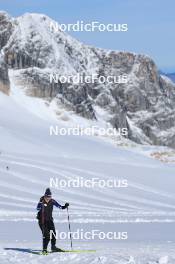 12.10.2024, Ramsau am Dachstein, Austria (AUT): Lou Jeanmonnot (FRA) - Biathlon summer training, Dachsteinglacier, Ramsau am Dachstein (AUT). www.nordicfocus.com. © Manzoni/NordicFocus. Every downloaded picture is fee-liable.