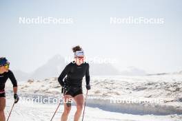 19.06.2024, Tignes, France (FRA): Lou Jeanmonnot (FRA) - Biathlon summer training, Tignes (FRA). www.nordicfocus.com. © Authamayou/NordicFocus. Every downloaded picture is fee-liable.