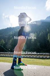 28.08.2024, Bessans, France (FRA): Gilonne Guigonnat (FRA) - Biathlon summer training, Bessans (FRA). www.nordicfocus.com. © Authamayou/NordicFocus. Every downloaded picture is fee-liable.