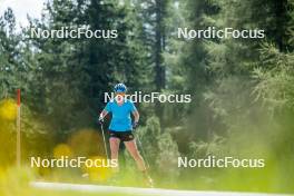 02.09.2024, Font-Romeu, France (FRA): Ella Halvarsson (SWE) - Biathlon summer training, Font-Romeu (FRA). www.nordicfocus.com. © Authamayou/NordicFocus. Every downloaded picture is fee-liable.