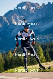 29.09.2024, Lavaze, Italy (ITA): Lukas Hofer (ITA) - Biathlon summer training, Lavaze (ITA). www.nordicfocus.com. © Barbieri/NordicFocus. Every downloaded picture is fee-liable.