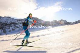 14.10.2024, Ramsau am Dachstein, Austria (AUT): Dmytro Pidruchnyi (UKR) - Biathlon summer training, Dachsteinglacier, Ramsau am Dachstein (AUT). www.nordicfocus.com. © Manzoni/NordicFocus. Every downloaded picture is fee-liable.