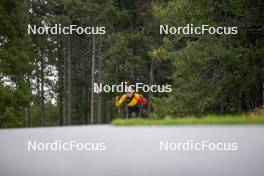 20.09.2024, Font-Romeu, France (FRA): Florent Claude (BEL) - Biathlon summer training, Font-Romeu (FRA). www.nordicfocus.com. © Authamayou/NordicFocus. Every downloaded picture is fee-liable.