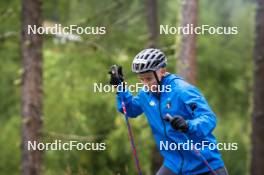 26.08.2024, Martell, Italy (ITA): Elia Zeni (ITA) - Biathlon summer training, Martell (ITA). www.nordicfocus.com. © Vanzetta/NordicFocus. Every downloaded picture is fee-liable.