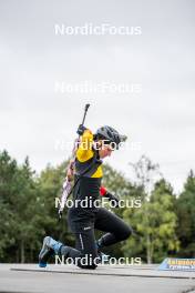 20.09.2024, Font-Romeu, France (FRA): Marine Debloem (BEL) - Biathlon summer training, Font-Romeu (FRA). www.nordicfocus.com. © Authamayou/NordicFocus. Every downloaded picture is fee-liable.