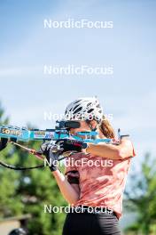 17.08.2024, Font-Romeu, France (FRA): Voldiya Galmace-Paulin (FRA) - Biathlon summer training, Font-Romeu (FRA). www.nordicfocus.com. © Authamayou/NordicFocus. Every downloaded picture is fee-liable.